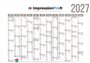 Calendrier souple recto seul