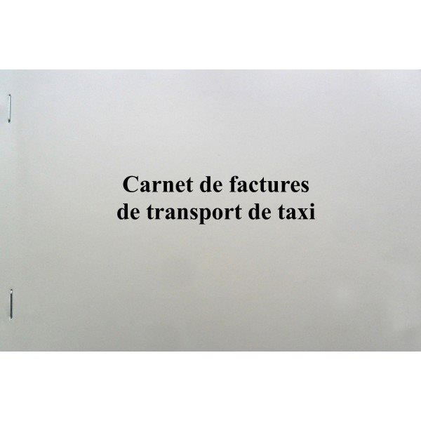 Carnets de factures taxis