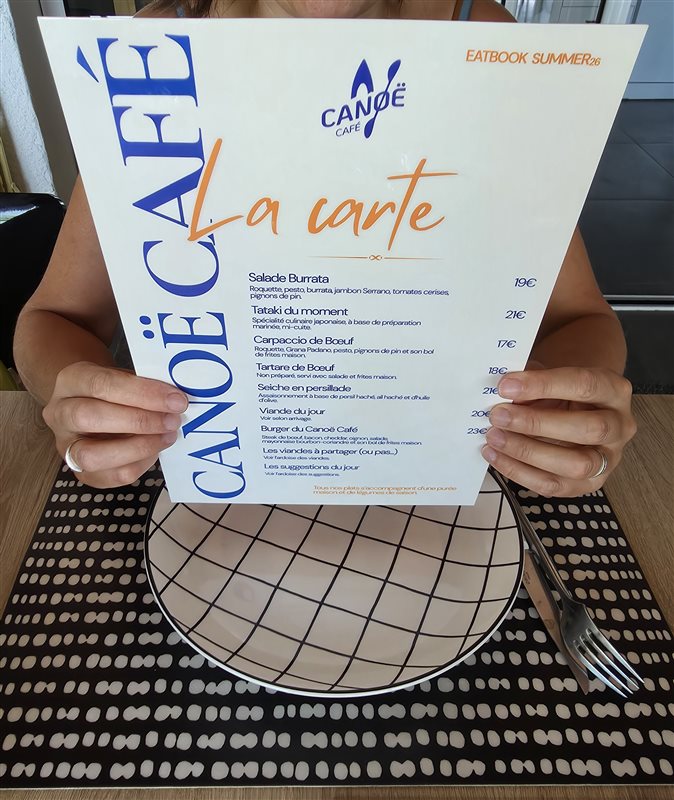 Carte restaurant plastifiée